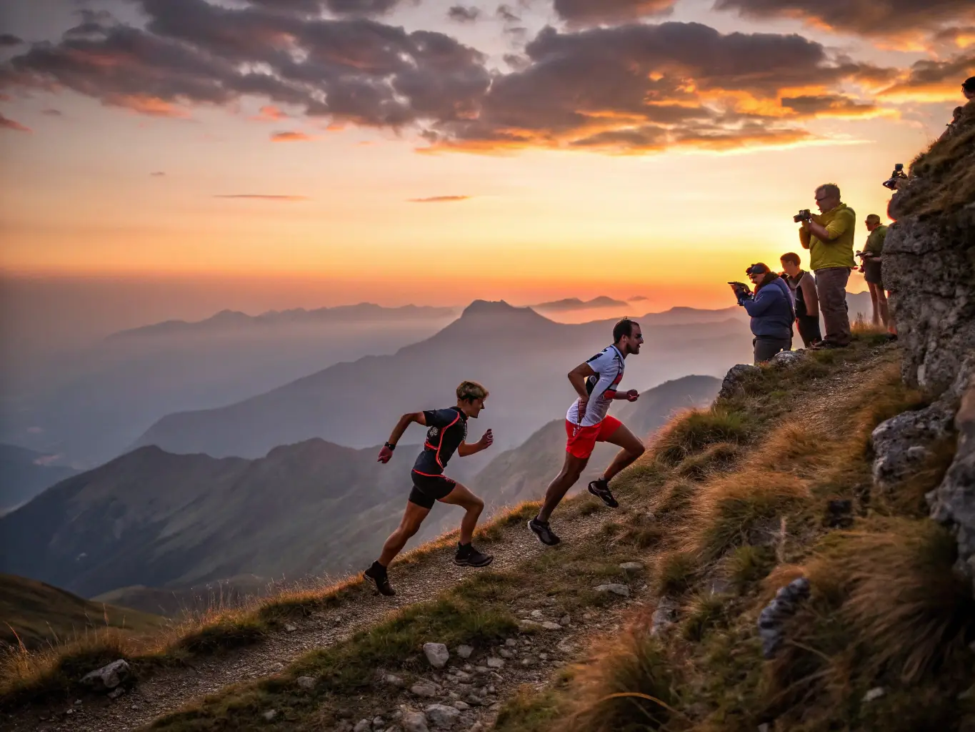 A vibrant image of runners participating in a cross-country race through the scenic Vallée de l'Andelle, showcasing the energy and community spirit of ASSOCIATION COUREURS VALLEE ANDELLE events.